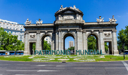 Obraz premium Madrid City Spain Europe Travel 