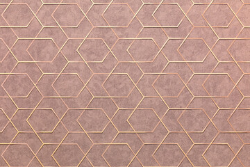 Geometric repeating pattern in beige tones