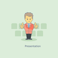 Presentation Vector Icon