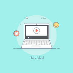 Video Tutorial Vector Icon