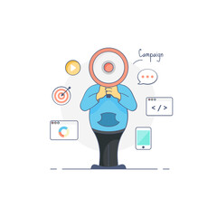 Campaign Vector Icon