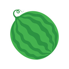 A delicious red watermelon Sweet fruit that is commonly eaten during summer for freshness.