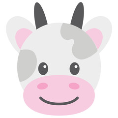 Obraz na płótnie Canvas Cow Vector Icon