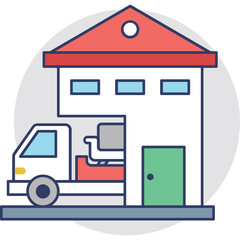 Change Accomodation Vector Icon