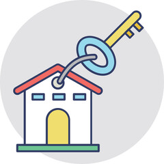 Keychain Vector Icon