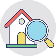 Search Home Vector Icon