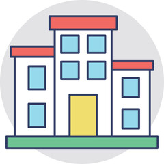 Apartments Vector Icon