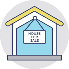 House for Sale Vector Icon