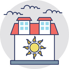 Warmhouse Vector Icon