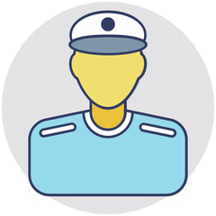 Security Guard Vector Icon