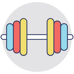 Dumbbell Vector Icon