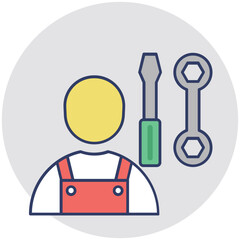 Plumber Vector Icon