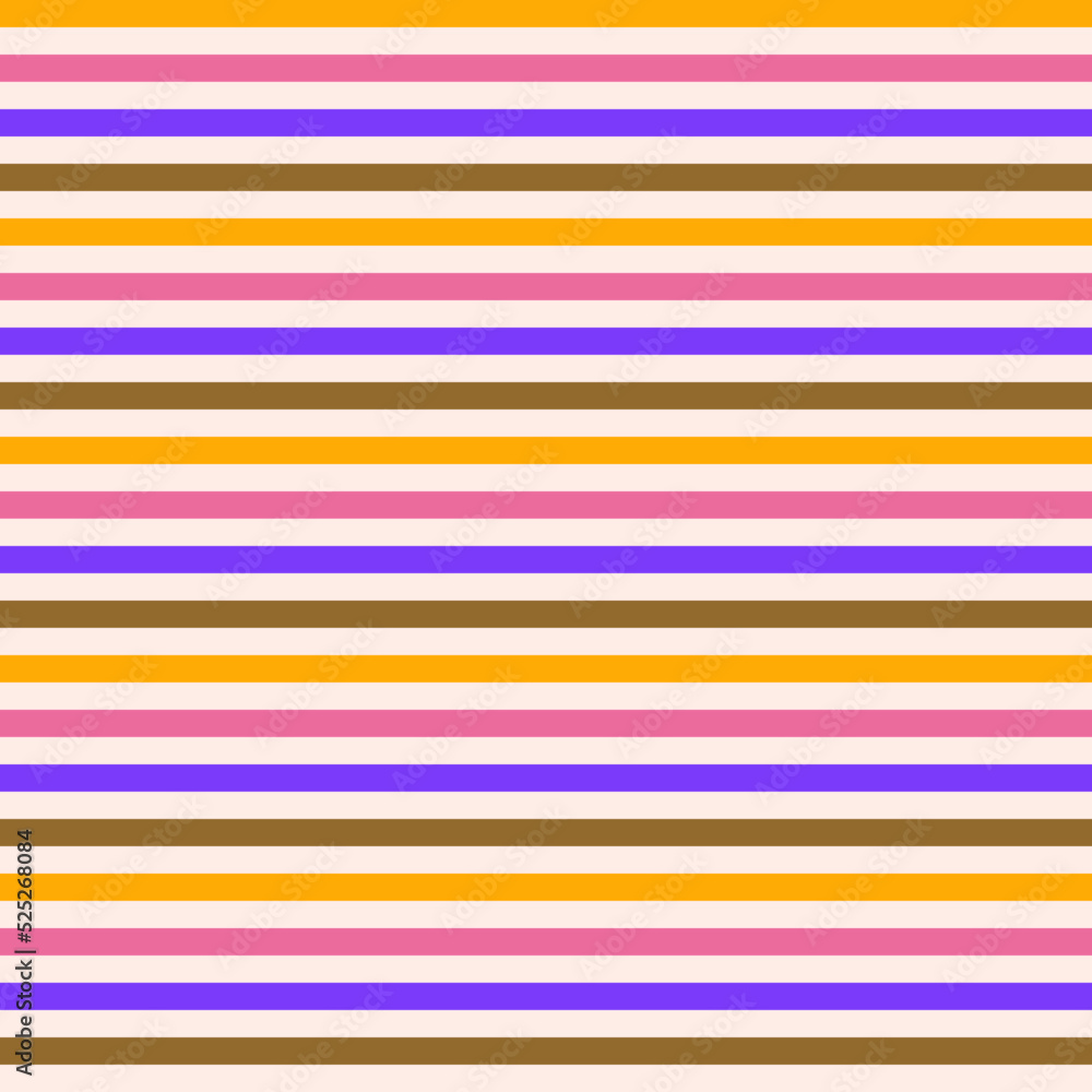 Poster horizontal stripped seamless pattern. abstract geometric background graphic design. colorful lines c