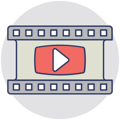 Video Marketing Vector Icon