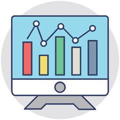 Web Analytics Vector Icon