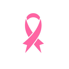 Vector pink ribbon cross Breast cancer day sign in women Cancer fighting ideas