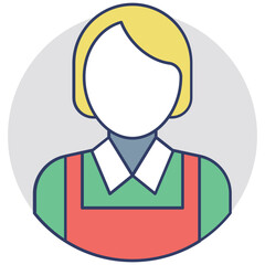 Maid Vector Icon