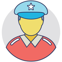 Police Officer Vector Icon