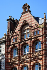 Fototapeta premium Typical London Victorian façade in a wealthy upmarket area of the city