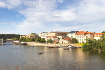 Fototapeta na wymiar Vltava river. Prague, Czech Republic