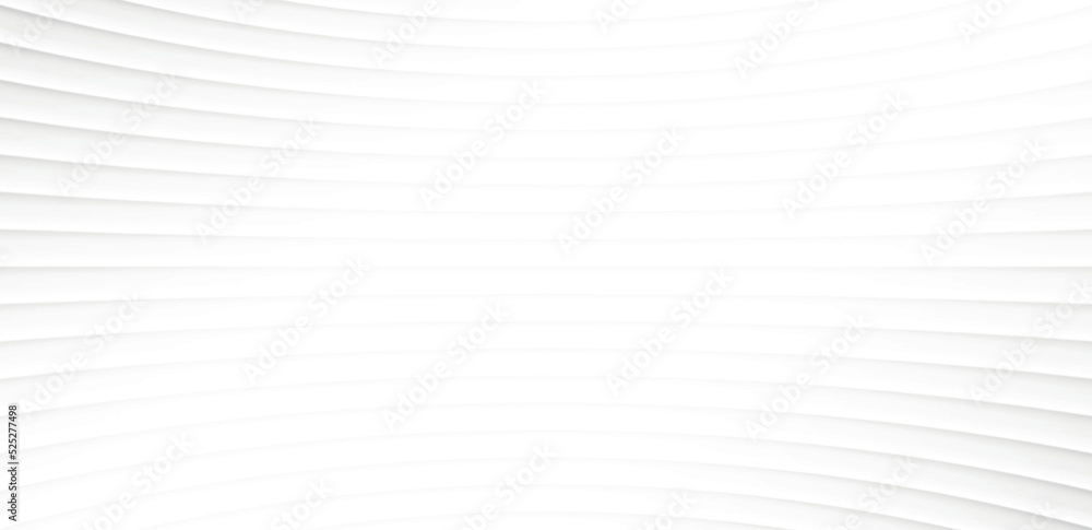 Aufkleber White Clear Blank Subtle Geometrical Vector Abstract Background. Light Colorless Empty Surface. 3D Conceptual Sci-Fi Technology Illustration. Minimalist Wallpaper