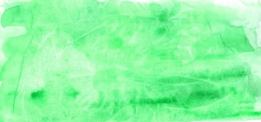 Absrtact watercolor backgraund. Hand painted watercolor green paper texture