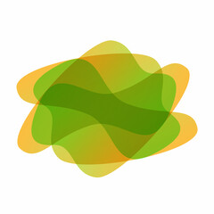 Blur gradient colors logo with soft transition effect. Abstract fluid symbol,colorful shape, jpeg design element. Modern futuristic geometric circles pattern