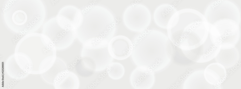 Poster Abstract background with gray circle. White and grey abstract modern transparency circle presentation background.