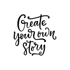 Inspirational quote about Love Yourself. Modern calligraphy. Brush painted letters, vector