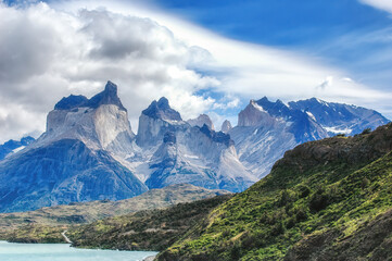 Naklejka premium The Torres del Paine National Park