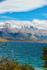 Fototapeta premium National Park Torres del Paine in southern Chile.