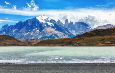 National Park Torres del Paine in southern Chile.