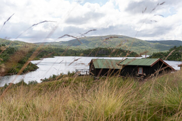 abandoned house in the mountains