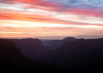 Fototapeta premium sunrise in the mountains