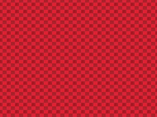 赤の市松模様の背景素材