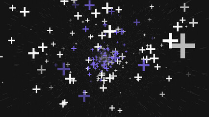 Plus sign Multi Colored Backgrounds