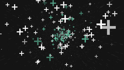 Plus sign Multi Colored Backgrounds