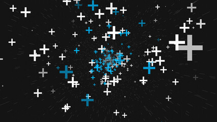 Plus sign Multi Colored Backgrounds