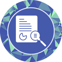 Unique Case Study Vector Icon