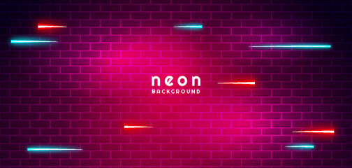 Neon light background