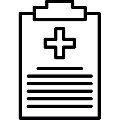 Obraz premium Medical Report Icon