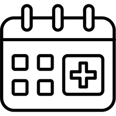 Fototapeta premium Medical Appointment Icon