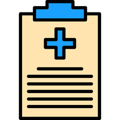 Fototapeta premium Medical Report Icon