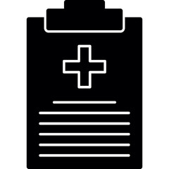 Fototapeta premium Medical Report Icon