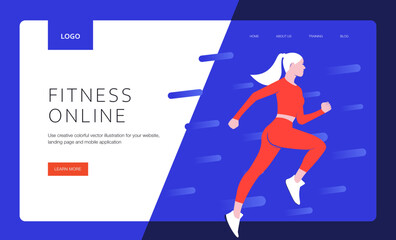 fitness landing page banner 2
