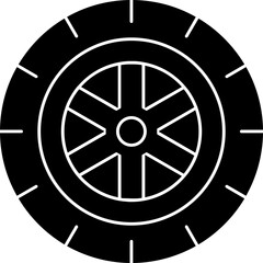 Obraz premium Tire Icon