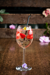 tasty cocktail in the bar