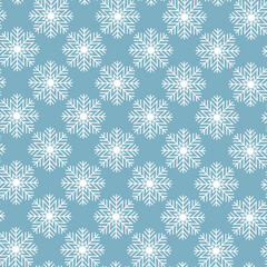 seamless pattern with snowflakes