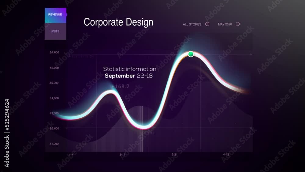 Poster futuristic hud panel positioning and targeting motion element