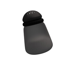 3d illustration of salt container icon with kitchen theme